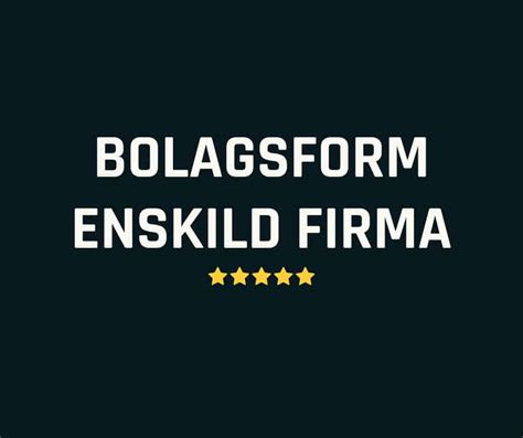 företagsnamn enskild firma|Starta enskild näringsverksamhet